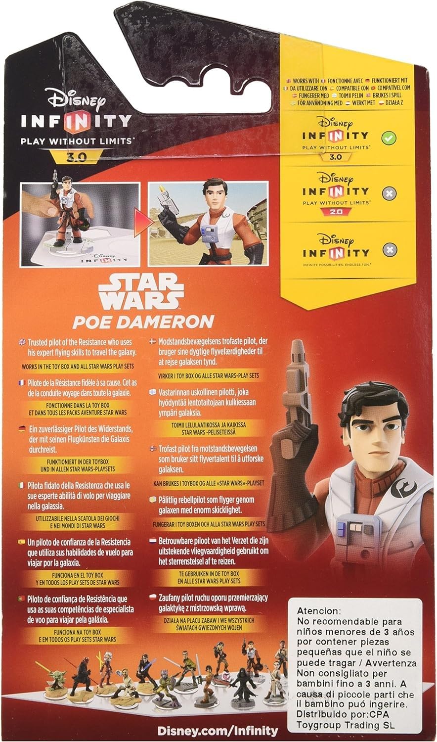 Disney Infinity 3.0 - Figurine Poe Dameron Star Wars Disney Infinity 3.0 - Figurine Poe Dameron Star Wars